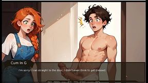 Farmer Kink [ TABOO Hentai Game ] Ep.1 MASSIVE COCK GROW in front of my STEP SISTERS !