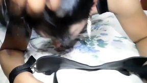 the whore is found in the department and gives her a lesson to educate her 4