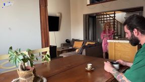 Paired stepmom Tantaly bitch compares fuckholes in anal sex - steaming porno action!