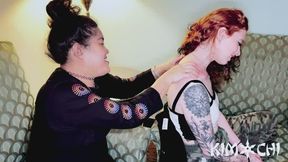 Chill cherry and Kim chi Strip Tease and Massage