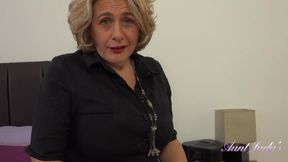 AuntJudys - Home alone with big tit BBW Stepauntie Camilla (Virtual POV)