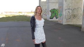 Blonde Gets It Publicly! Love Balls!