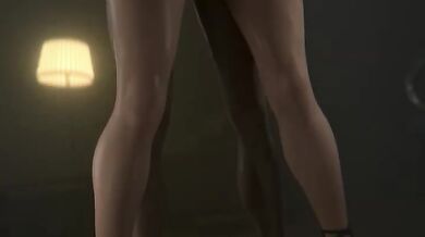Hard Fast Doggystyle fucks Lara Croft Hentai panties hot milf soaked tight squirming heels squeals