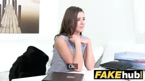 Female Porn Sexy model gets her first taste of hot agents