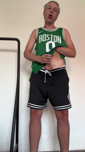 Blond Basketball Bro Gets Horny