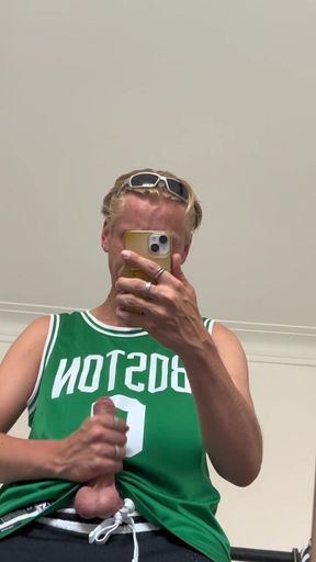 Blond Basketball Bro Gets Horny