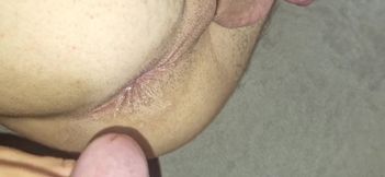 A Big Cock in a Twink's Ass, Filled with Hot Cum All the Way to the Balls