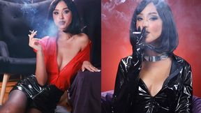 Dark Lexi heavy smoking passion