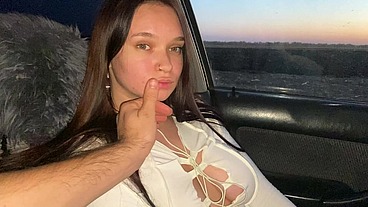 My Best Friend's Girlfriend Sucked My Dick In The Car For Only 10 dollars. What a Slut.