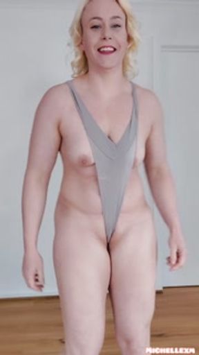 Thong shoulder wedgie jumping jacks