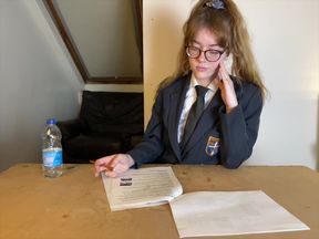 Accidentally wet myself in detention