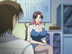 Hentai superslut showing her sex skills to a bunch of hung guys