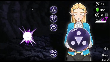 Legend of the spirit orbs [Zelda Hentai game parody PornPlay ] Ep.2 Huge creampie overload after anal fuck