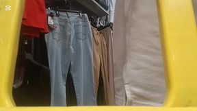exhibicionismo masturbandome en una tienda