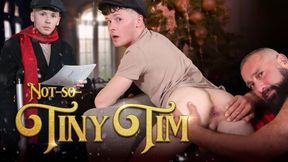 Step Father Gets Seduced By His Stepson While He Is In His Tiny Tim Costume - FamilyDick Christmas