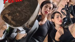Petra is smoking hot in her leather outfit - VR 4K 60
