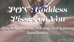 POV - Goddess Pisses On You
