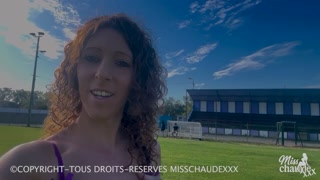 🇫🇷 Misschaudexxx I'm fulfilling her fantasy of having sex with me in a football stadium