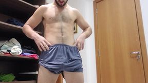 COCKY BRO IN SHORTS DICKLIPS - HAIRY CHESTED ALPHA STUD