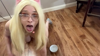 panting puppy play and masturbate