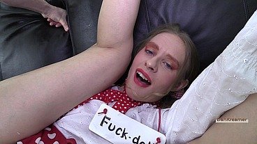 Anal creampie for Fuck Doll Nikki