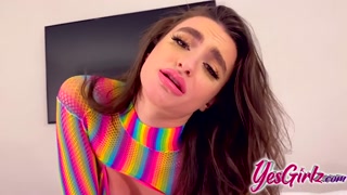 YESGIRLZ Mila Taylor Gags On a Big Dick