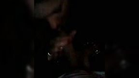 Shy Bulgarian girl sucking my dick happily in the dark