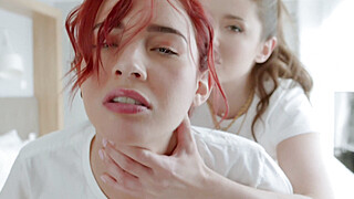 Redhead She Loves A Big Cock First Thing In The Morning - Sybil A, Lesbo Video