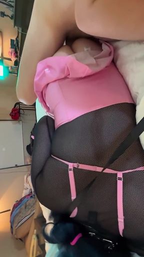 Fucking Sexy Sissy in Chastity - Compilation 4