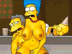 Simpsons Cartoon Nude Movies - marge Movies