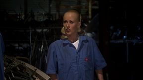 female mechanic sharon wild works on a dick instead of a car