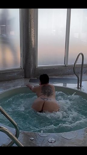 In the Jacuzzi