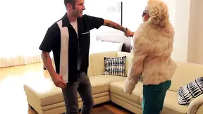 Fit boy nails blonde MILF in hard fuck session