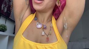 Armpit-Focused Squirting Masturbation Vibrator Orgasm Spit Fetish