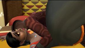 Indian step Mom is obligate to have sex with her virgin step son in order to become a man and everything happen in front of his step dad but she couldn'_t resist anymore and he joined her and they had thresome sex