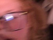 Nutted on the cumdumps face