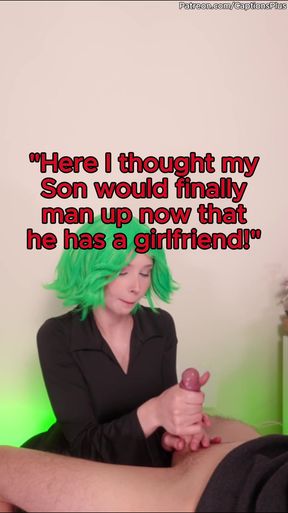 Hot cosplay girlfriend rides bareback on her daddy