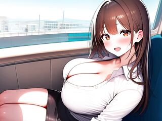 Fantasía Manga - Audio español. Una desconocida tetona quiere masturbarte en el autobus.