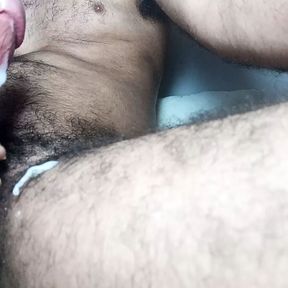 New handjob and cumshot before bed