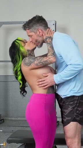 Great Homemade Workout With Curvy MILF XWife Karen And Her Hung Personal Trainer - MYLF   Clip 3