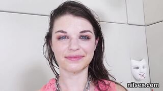 Flirty 19 year old is brought into anal hole asylum for awkward