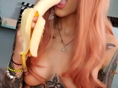 Small titted Briana toying herself poolside