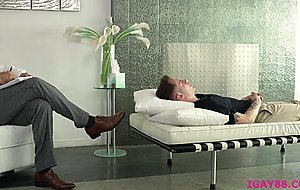 Handsome studs Cade Maddox and Mateo Fernandez trade anal sex