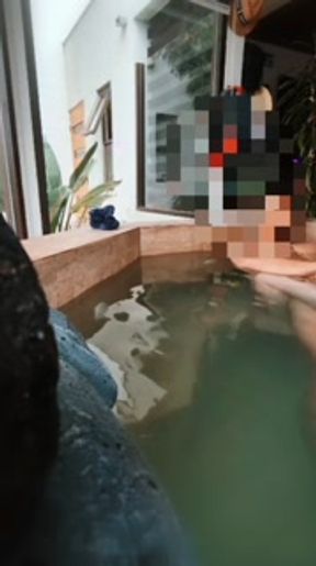 Wife with friend and husband