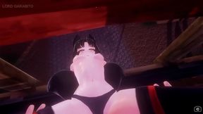 Sexy Teen Gamer Cosplays Hot Monster Girl Action On Island Anime