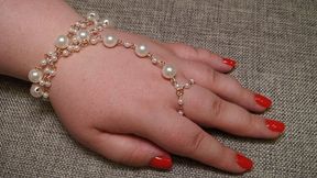 #9 BBW hand with red manicure (no talking)