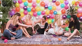 Ersties TV - Full Gameshow - Dare Ring With Playful Amateur Babes Descends Into Orgasm Fest with POV Moments