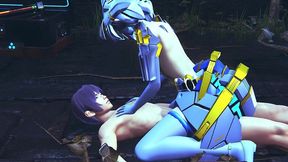 robot girl cowgirl - 3d hentai