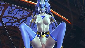 robot girl cowgirl - 3d hentai