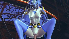 robot girl cowgirl - 3d hentai